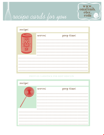 create your own cookbook with our cookbook template - easy to use, customizable design template