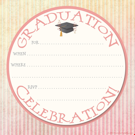 custom graduation invitations & announcements - editable templates template