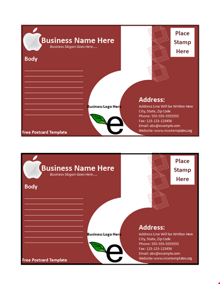 affordable and customizable postcard templates | get started now template