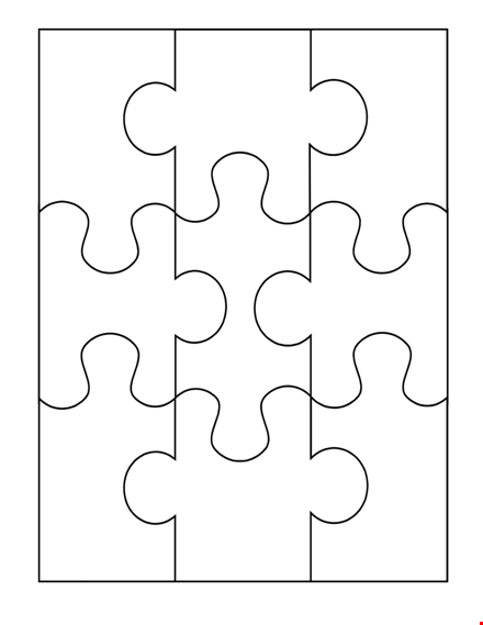 free puzzle piece template - fun and engaging activities | have fun teaching template