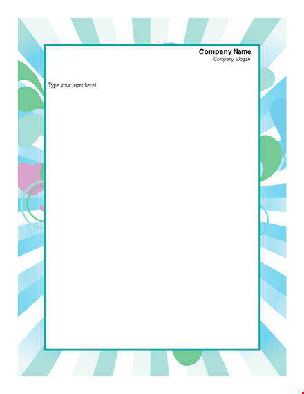 create professional letterheads | free letterhead templates template