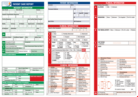 nursing patient report template