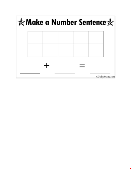 ten frame template for math activities: free printable and customizable template