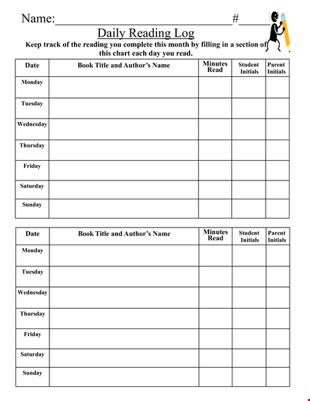keep track of your reading with our reading log template template