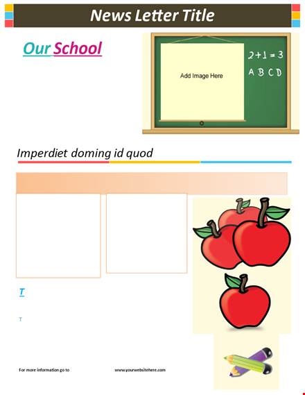 create engaging preschool newsletters with a preschool newsletter template template