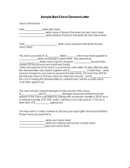 check out our demand letter template - professionally written template