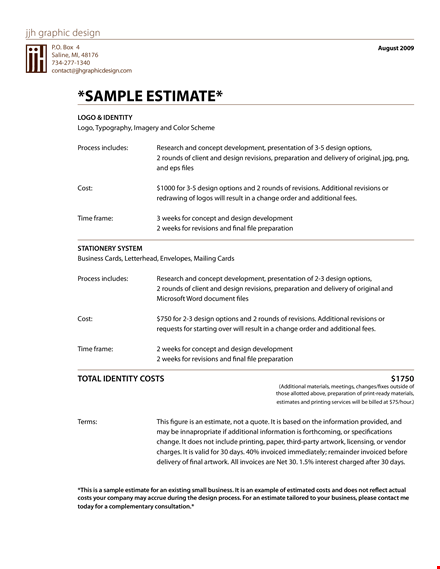 logo design format template