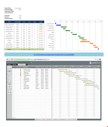 project work plan template - create and complete your project effortlessly template