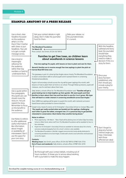 powerful press release template for effective pr template