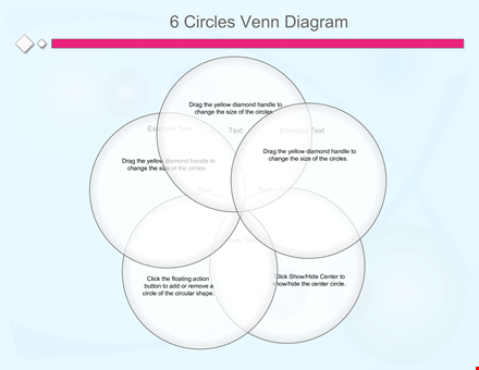 6 circle venn diagram template template