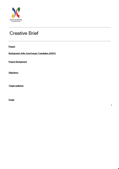 get your creative brief template for complete design control - annual printed report template