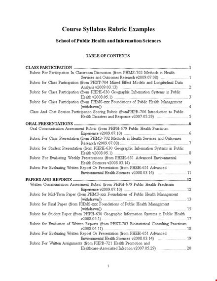 grading rubric template - create effective evaluation criteria template