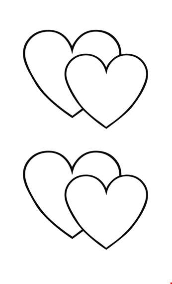 heart shape template - create stunning heart-shaped crafts & designs template