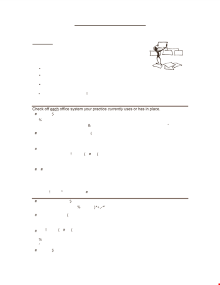 optimize your office system with efficient document templates template