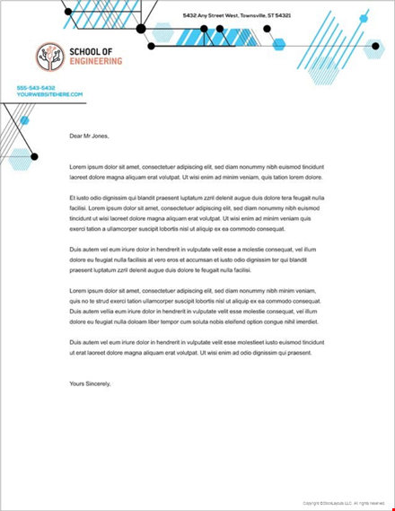 engineering company letterhead template word template