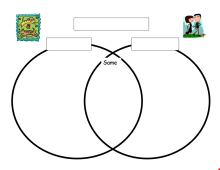 matching venn diagram template template