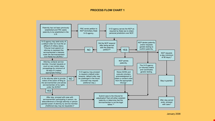 process flow chart example template