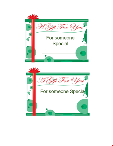 get creative with our special gift tag template for someone template