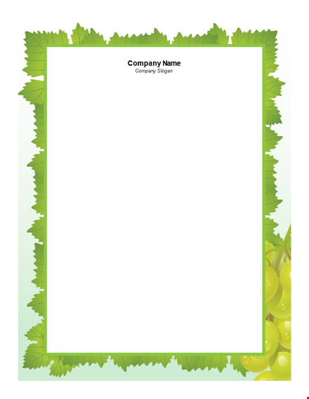 customizable letterhead template - create professional letterhead template