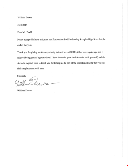 resignation letter template for high school coaches template