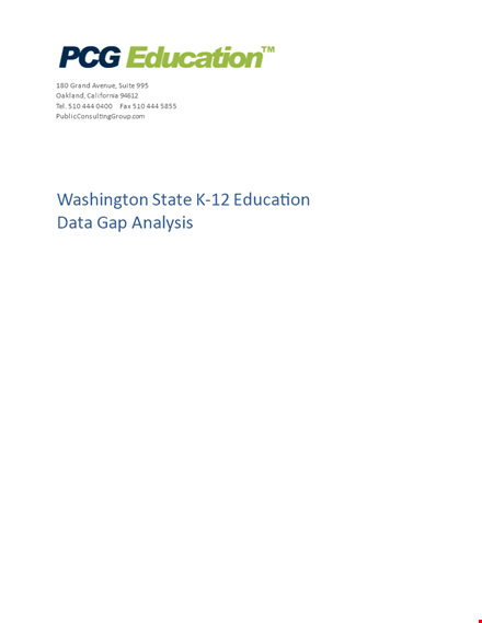 performing a data gap analysis for school staff and student enrollment template