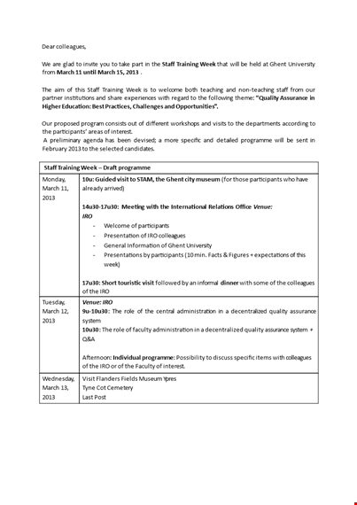 invitation to quality march office lunch template with participant list template