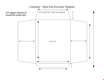 find the perfect envelope template for any occasion - browse our catalogue now! template