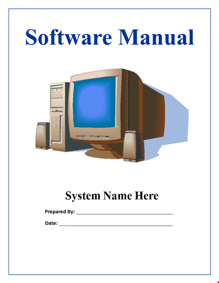 instruction manual template - create professional manuals effortlessly template