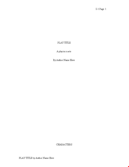 screenplay template - write your next blockbuster with ease | company name template