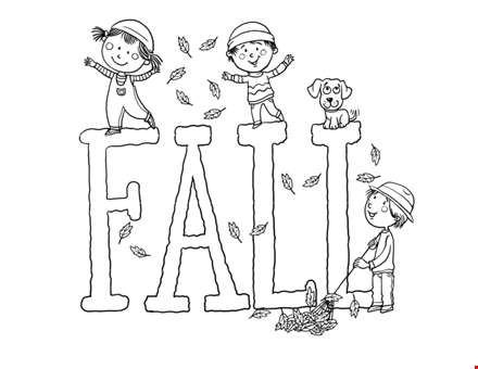 free fall adult coloring pages | copyright-free designs | all kids network template