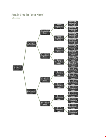 discover your roots with our free family tree template template