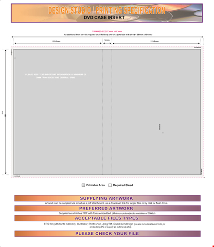 dvd case template template