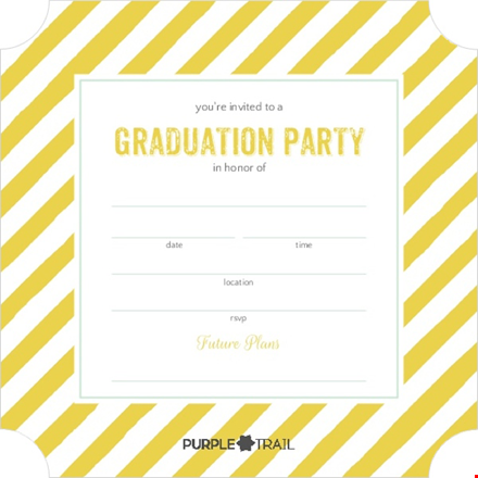 create impressive graduation invites | user-friendly designs template