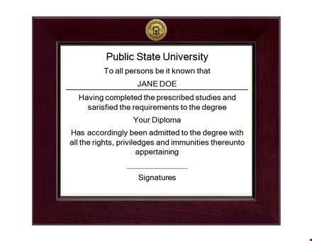 custom diploma templates - design your own diploma template