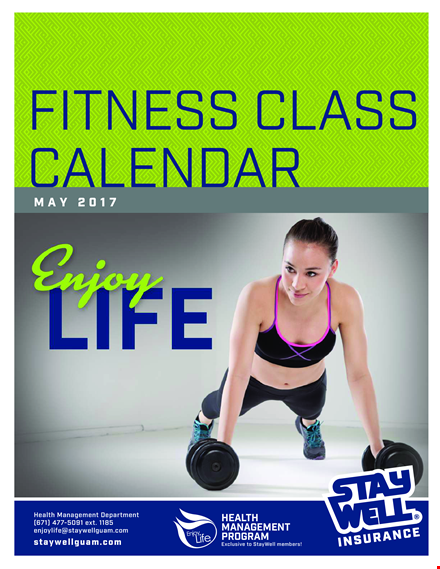 health and fitness calendar: training with james, circuit workouts template