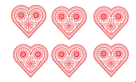 heart shape template - download free heart shape templates for crafts and diy projects template