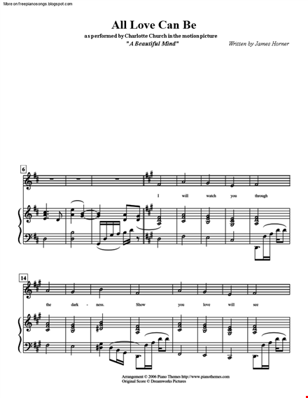 piano music notes chart template