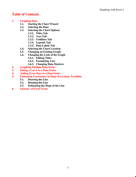 linear graph chart - create accurate graphs | error analysis template