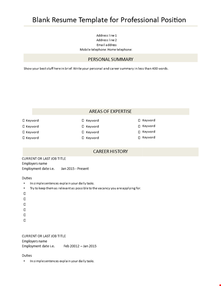 professional curriculum vitae template | personalized design template