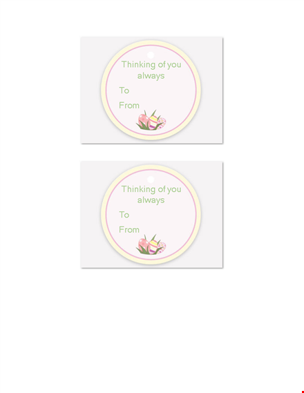 printable gift tag template | create customized gift tags effortlessly template