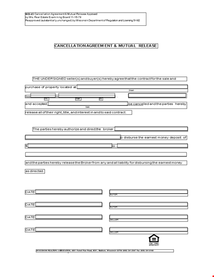 rescission agreement template - free download & edit template