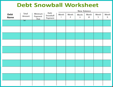 get out of debt faster with our debt snowball spreadsheet template