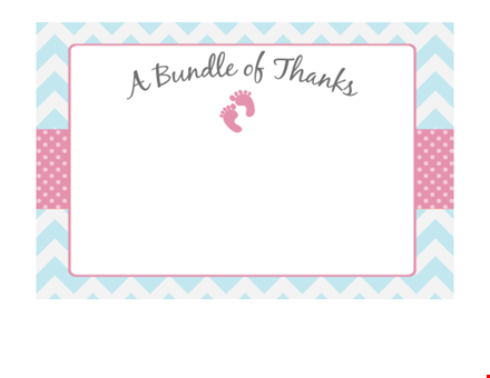 free printable thank you card template for any occasion template