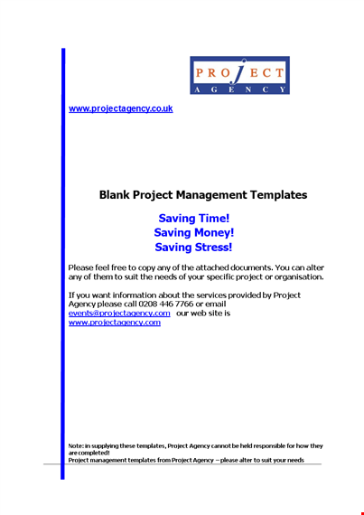 project management action plan template - effective project management for digital agencies template