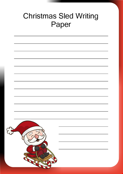 lined paper template - easily printable and customizable template