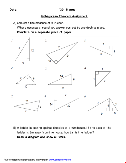 discover the power of pythagorean theorem for safe ladder use template