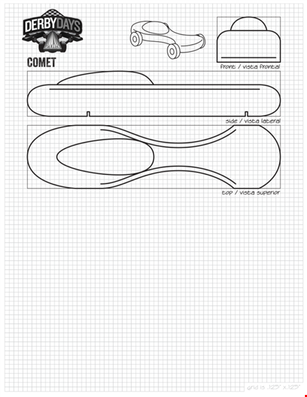 pinewood derby templates - free designs & plans for your race template