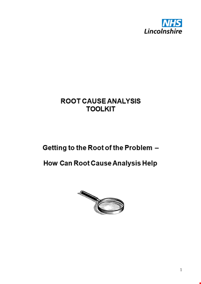 efficient root cause analysis template | examples & information | cause investigation appendix template