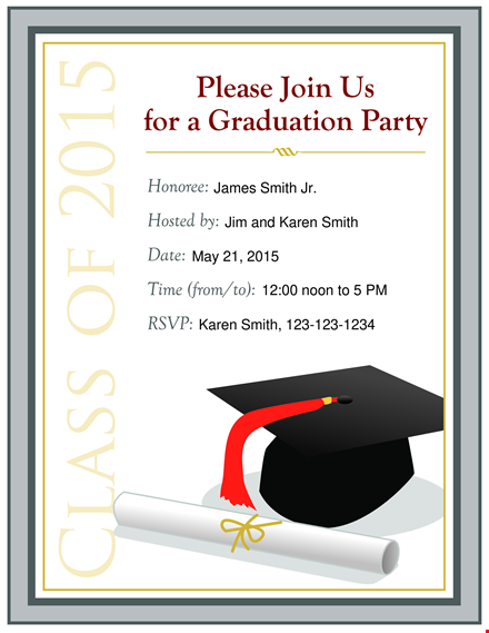 Custom Graduation Invitation Templates - Personalized for You | Smith ...