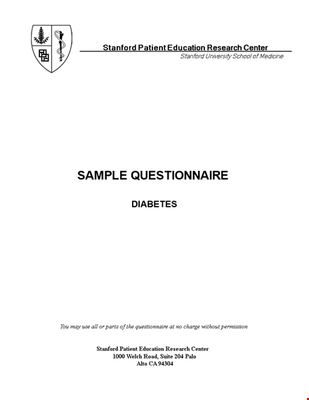 sample questionnaire template - gather insights efficiently | save time & be confident template